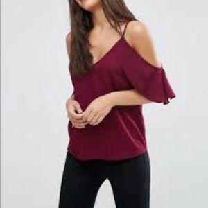 Asos cold shoulder cami size 8